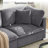  118.5” Oversized Modular Sectional Down Filled 4-Seater L Shape Upholstery Sofa with Storage Ottoman-647205243-646506176