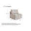 Lulu Upholstered Armless Chair-1972474627