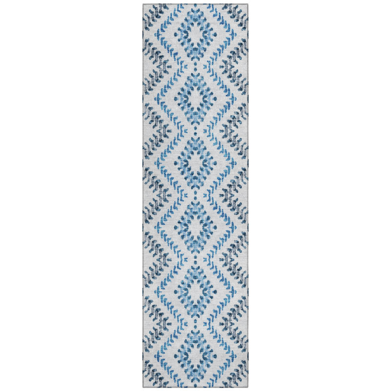 Paillasson antidérapant intérieur / extérieur Kerklin, Tapis de couloir 2 pi 3 po x 7 pi 6 po