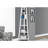 Modern White Bedroom Closet - 5 Tier, Corner Design Living Room Fits Corners Nicely