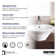 Karran Valera 19 In. Vitreous China Round Vessel Bathroom Sink With Overflow Drain