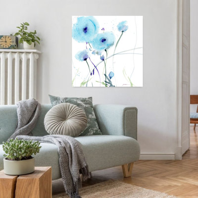 Blues, art abstrait contemporain
