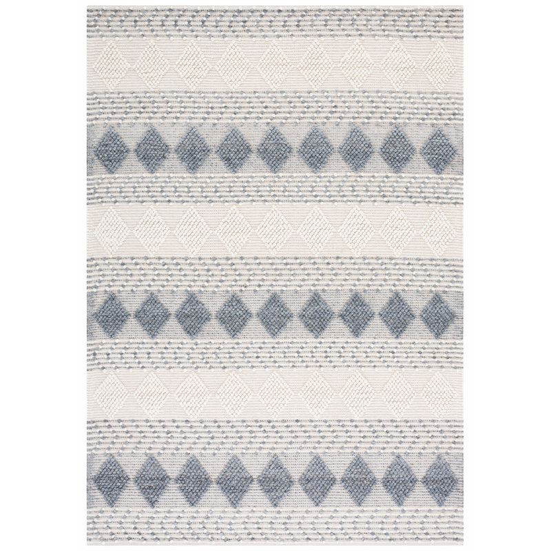 Tapis en laine / coton tissé à la main Slatington, Rectangle 6 pi x 9 pi