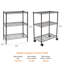 Alahnna 83cm H x 58.9cm W Utility Cart with Wheels