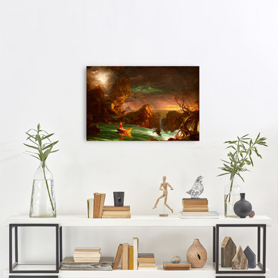 The Voyage of Life: Manhood by Thomas Cole The World Classic Art Reproductions, Giclee Canvas Prints Wall Art for Home Decor
