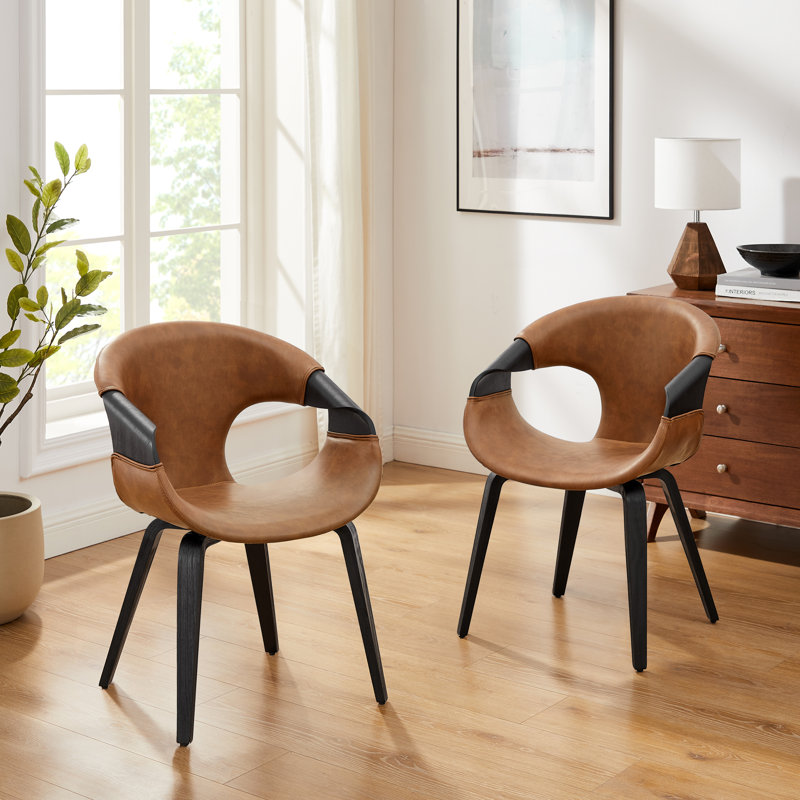Bocea Upholstered Dining Chair, Black, Black