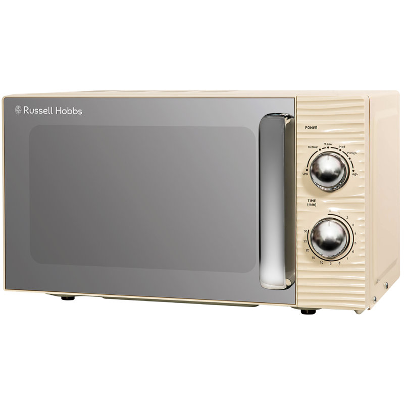 Russell Hobbs Inspire 17 Litre Manual Microwave, Cream