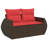 Vidaxl 6 Piece Patio Sofa Set With Cushions Poly Rattan-114311251