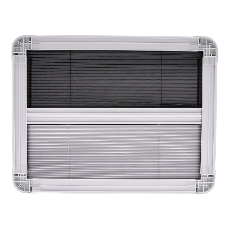 OUKANING Black Aluminum RV Camper Van Push Out Window