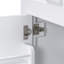 Ensemble de meuble-lavabo 30 po avec lavabo, armoire de salle de bain blanche avec tiroirs, structure solide et panneau de fibres à densité moyenne-231132435