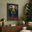 Golden Elephant Art Deco - Wrapped Canvas-1859807416-1859807423