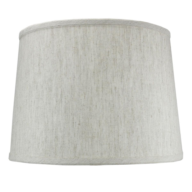 10'' H x 14'' W Fabric Drum Lamp Shade, Oatmeal