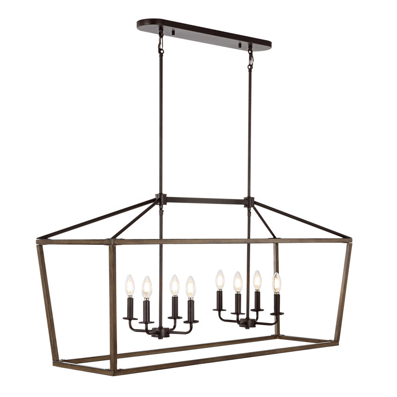 Denahi 8 - Light Oil Rubbed Bronze Kitchen Island Pendant