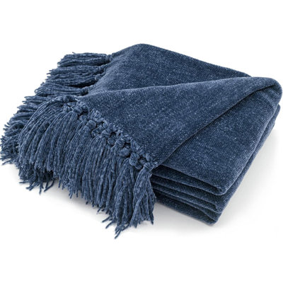 Soft Chenille Throw Blanket