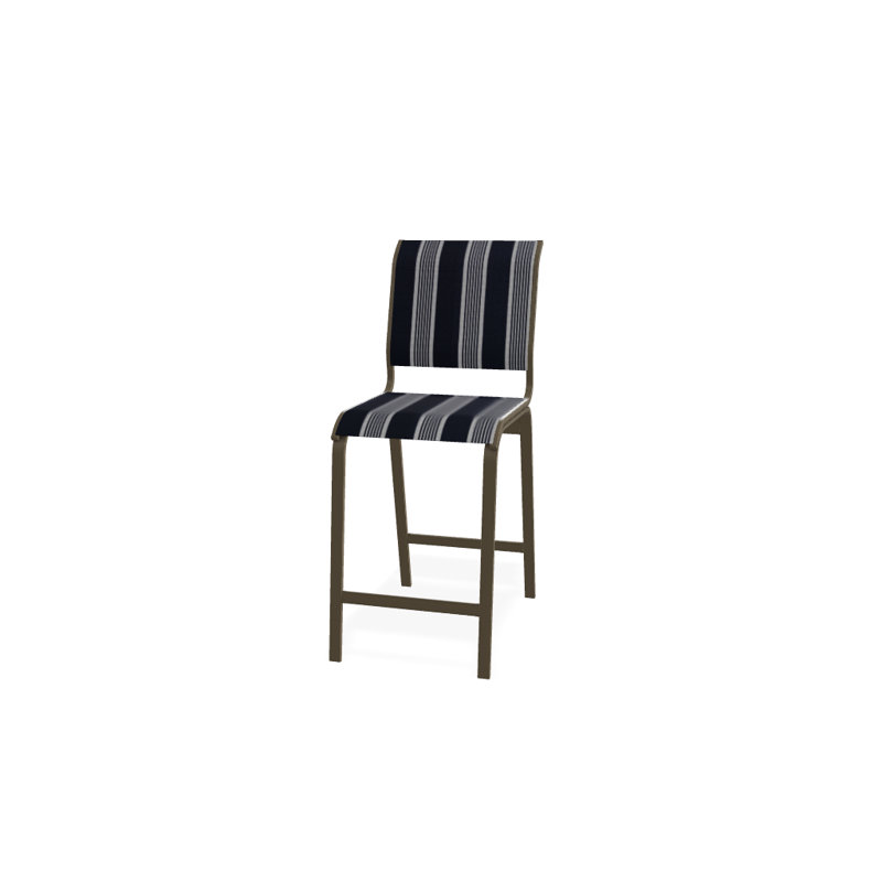 Tabouret de bar 26 po Holna, Bois de plage texturé, Nuit
