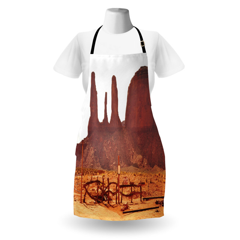 No Pattern Bib Apron