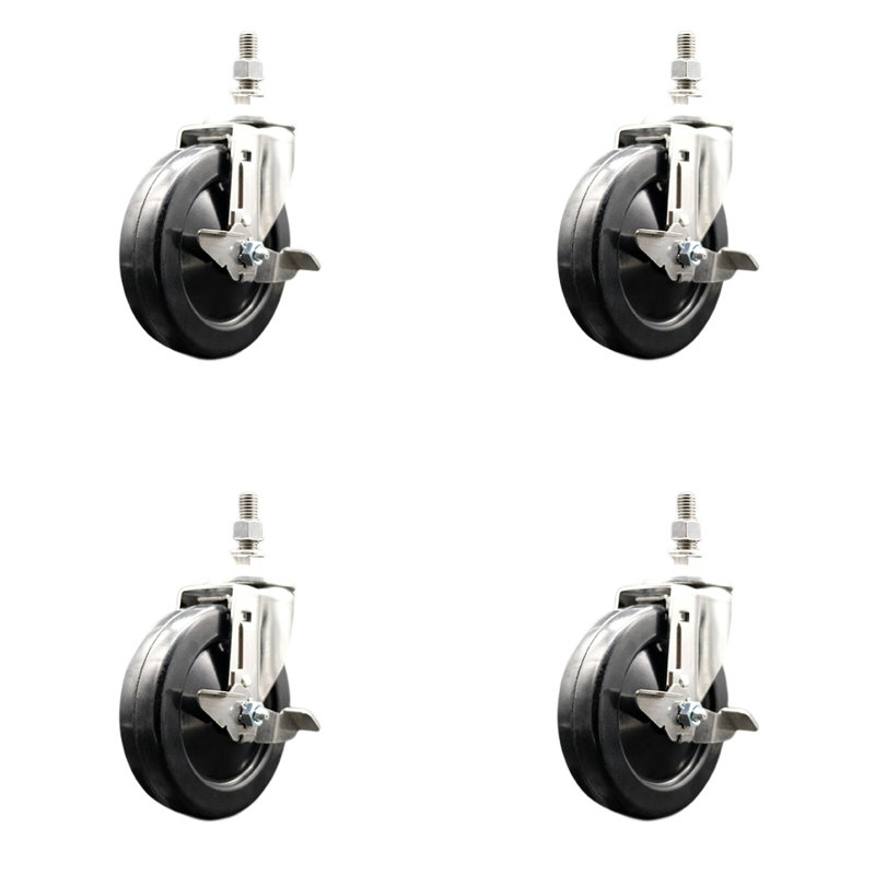 Soft Rubber Casters
