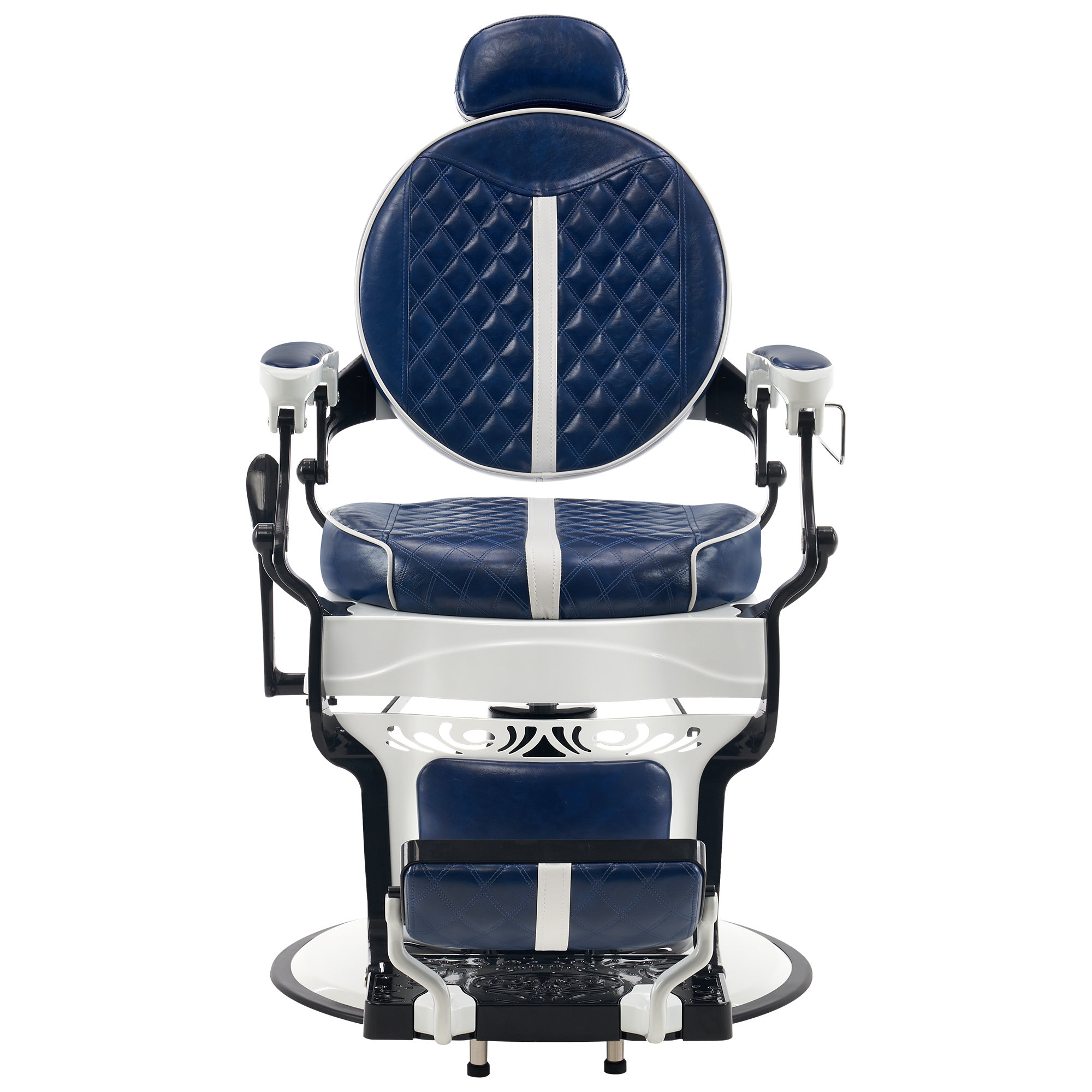 Premium Reclining Barber Chair with Heavy-Duty Hydraulic Pump