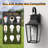 Amla 15.79" H 1-Light Metal Dusk to Dawn Outdoor Wall Light-1607641010