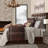 Jackson Brown Red Plaid Western Lodge Modern Rustic Comforter Set-1818494392