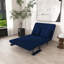 Fauteuil convertible 5-en-1 de 46 po pour deux personnes - Dossier réglable à 5 positions avec coussin, canapé-lit compact pour salon, chambre à coucher et bureau (l 71,6 po x P 46 po)-1627139620