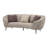 Glynes Upholstered Channel Back Curved Sofa Beige-1594946685