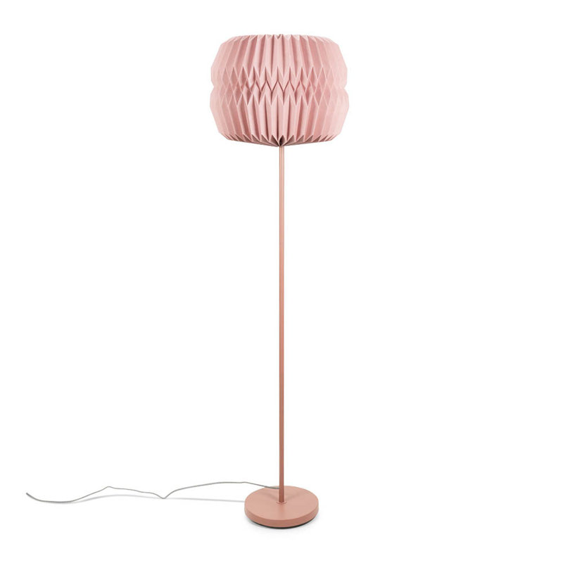 Bulwinder 143cm Pink Traditional Floor Lamp