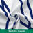 Modern Abstract Striped Waterproof Polyester Shower Curtain With Hooks For Bathroom-989770009