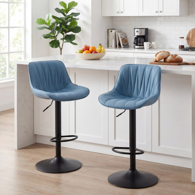 Tabourets de bar pivotants à hauteur réglable Modern