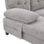 Canapé modulaire en U en chenille de 103,5 po avec méridienne double en U-1753899910
