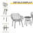 Outsunny 3 Piece Patio Set