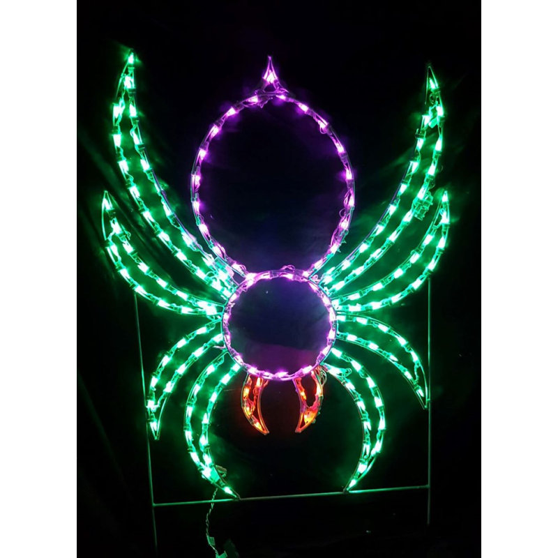 Figurine lumineuse Spooky Spider Halloween