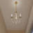 Burvale 3 - Light Candle Style Chandelier-1090191045
