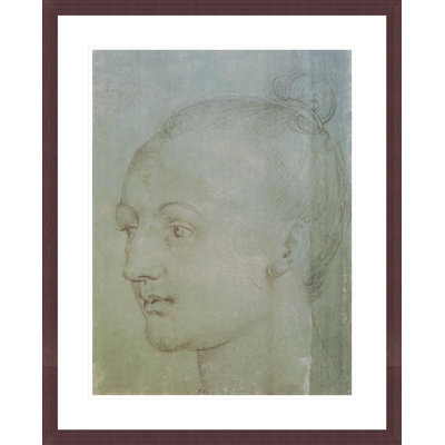 Tête d'une jeune femme par Albrecht Dürer