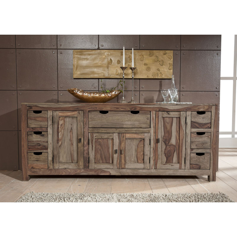Nature 210cm Solid Wood Sideboard