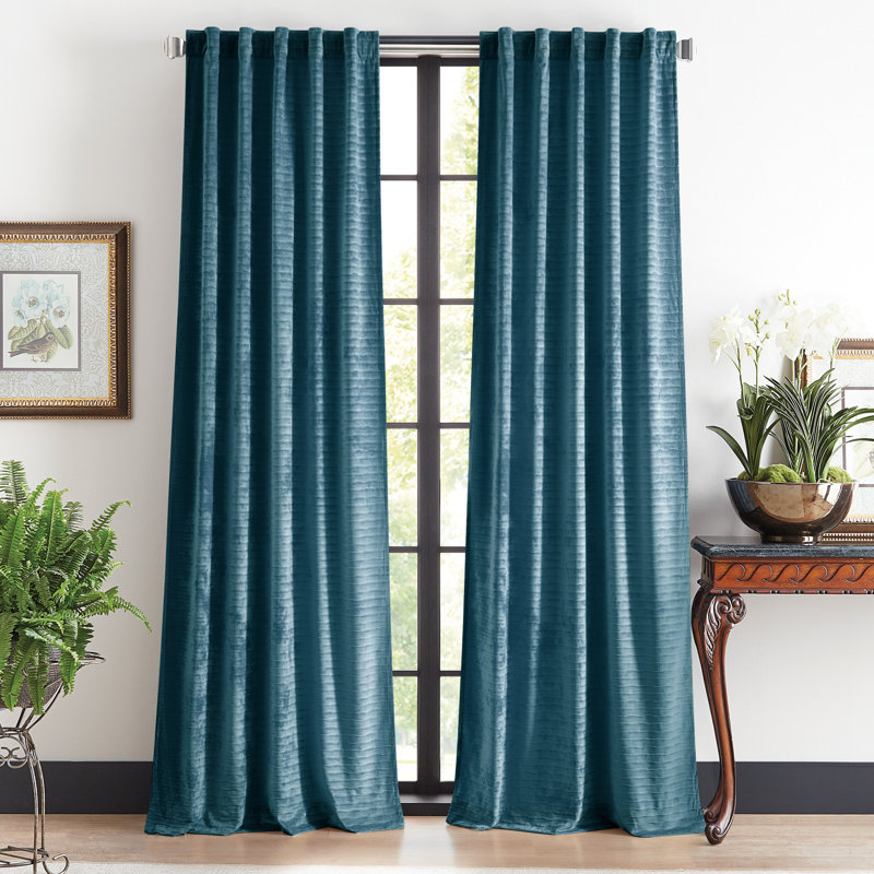 Paire de rideaux gaufrés Martha Stewart, L 37 po x L 84 po
