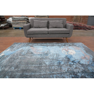 Tapis abstrait mystique forêt Dreamscape 6 x 8
