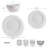 Mikasa Haven 12-Piece Lightweight Chip-Resistant Bone China Dinnerware Set, Service for 4