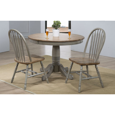 Round Solid Wood Dining Table