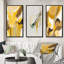 «Mustard Yellow Retro», 3 pièces sur toile-2140962404-2140962403