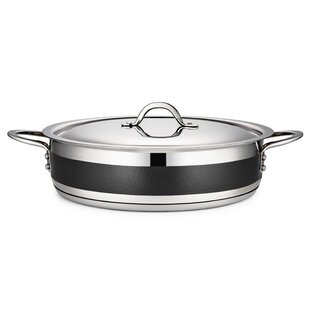 MAITRE CHEF Stainless Steel 18-10 Stockpot & Fry Pan 10 Inch