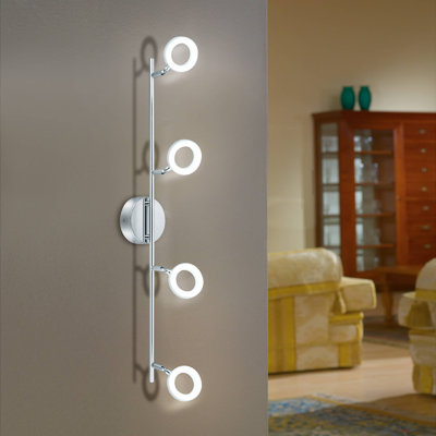 Naudella 31.69'' 4 -Light Fixed Track Track Kit with Dimmable and Adjustable Head