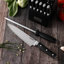 Ensemble de couteaux de cuisine 14 pièces Hecef, pales en acier inoxydable à haute teneur en carbone X30Cr13 avec bloc de bois ventilé-110500024