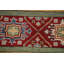 Tapis rayé à motif géométrique Kazak