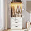 Armoire-penderie à porte en verre Farmhouse-1699448153