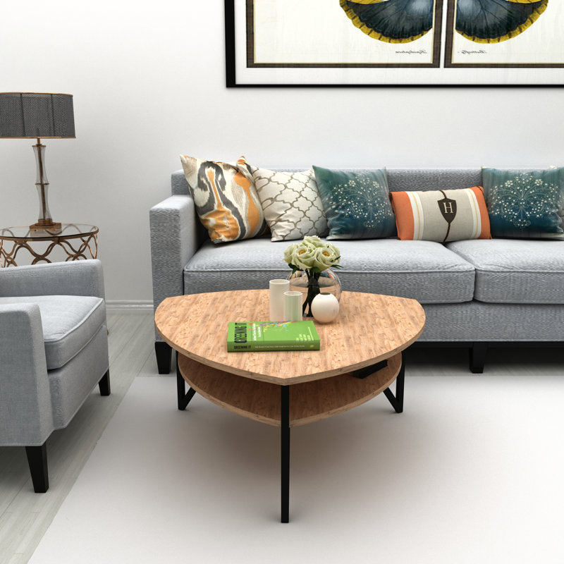Flinn Three Leg Coffee Table, Atlantic Pine