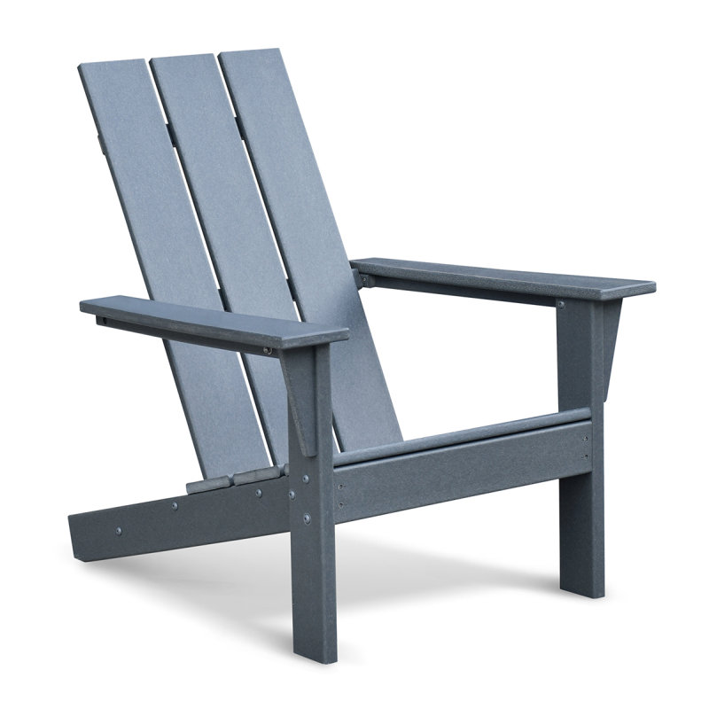 Ensemble de 2 chaises d'extérieur Adirondack et ensemble de table, chaise d'extérieur en PEHD Allweather