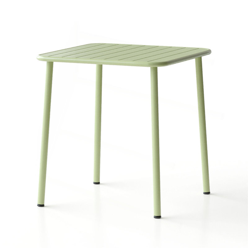 Table de salle à manger d'extérieur Sera, Vert antique