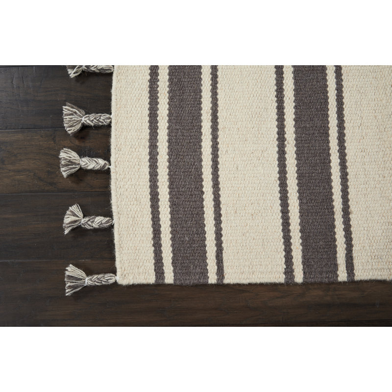 Beaird Striped Hand Woven Area Rug, Rectangle 244 x 320cm
