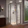DreamLine Cornerview 36 in. D x 36 in. W x 74 3/4 in. H Framed Sliding Shower Enclosure
